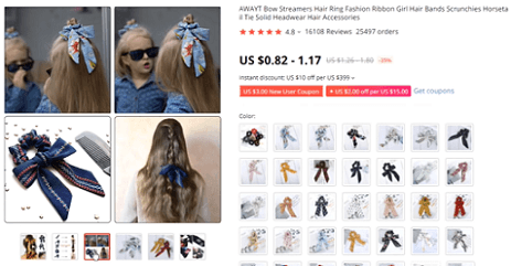 Store Idea 8: scrunchie bows