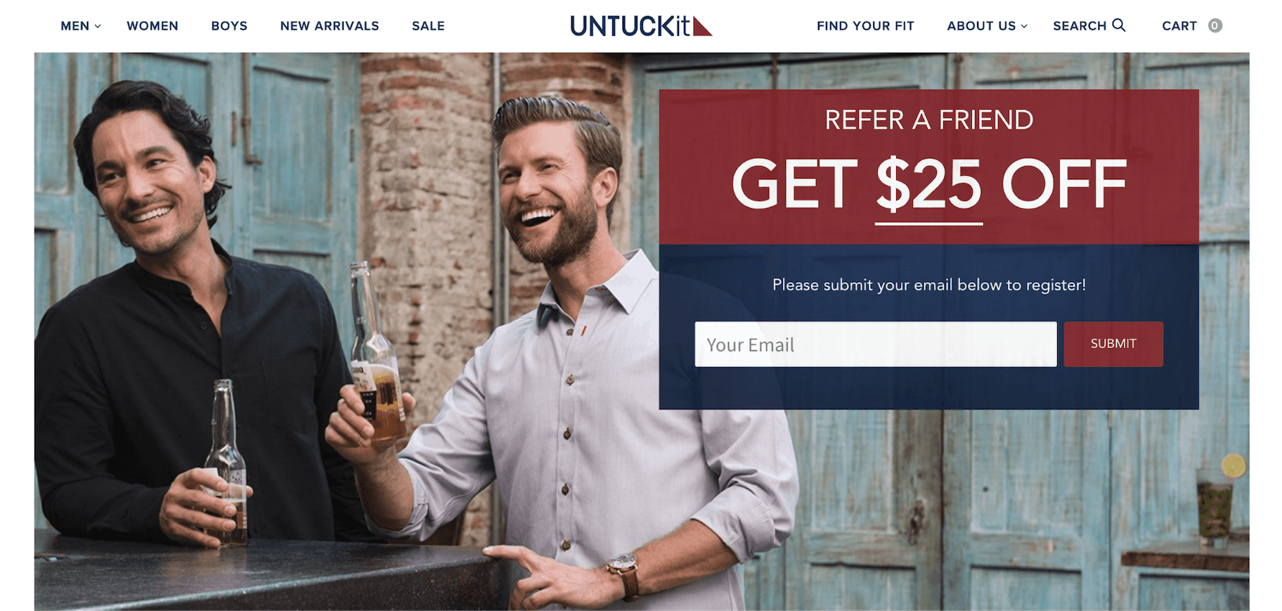 Untuckit Referral Program