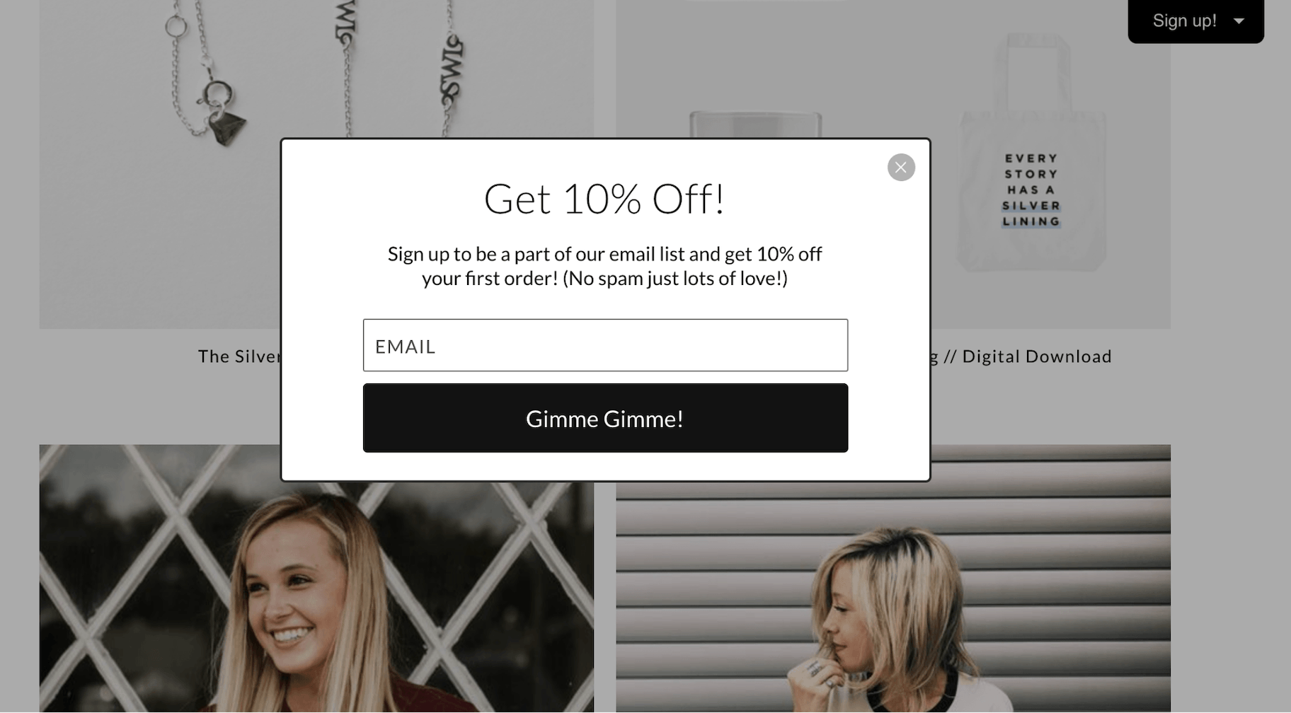 So Worth Loving Sign Up Incentive