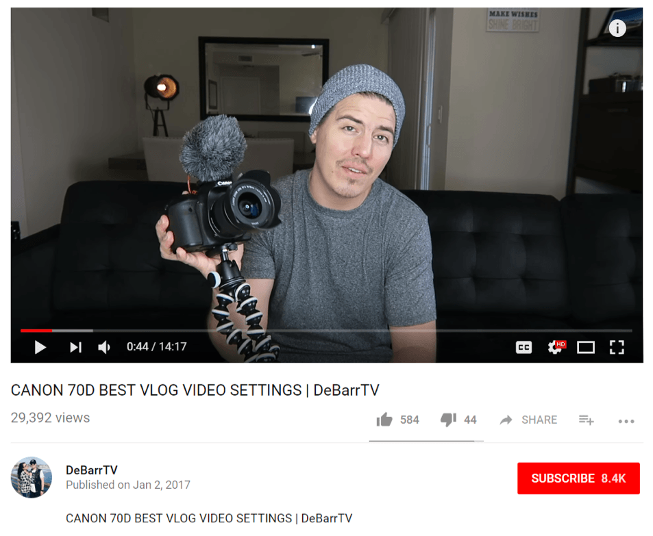 YouTube最佳相机