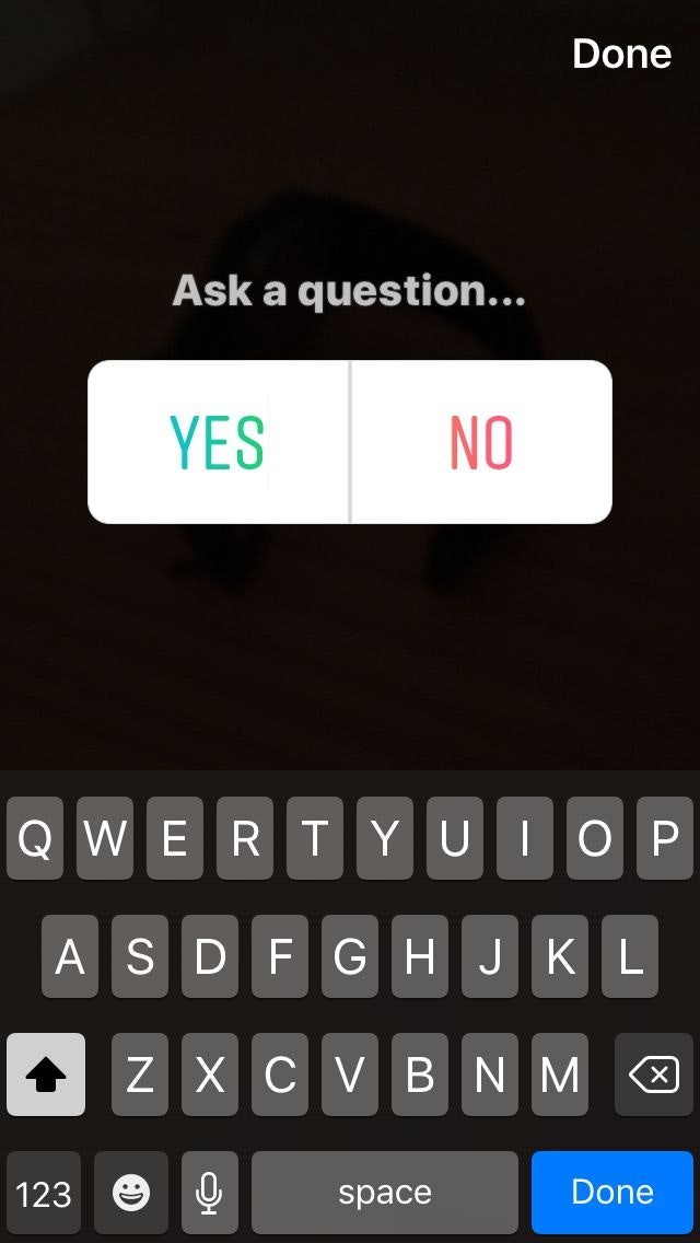 Instagram故事A/B投票