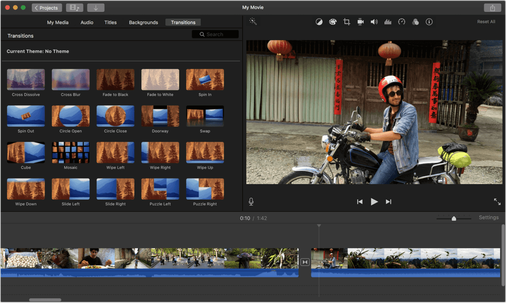iMovie视频编辑Mac
