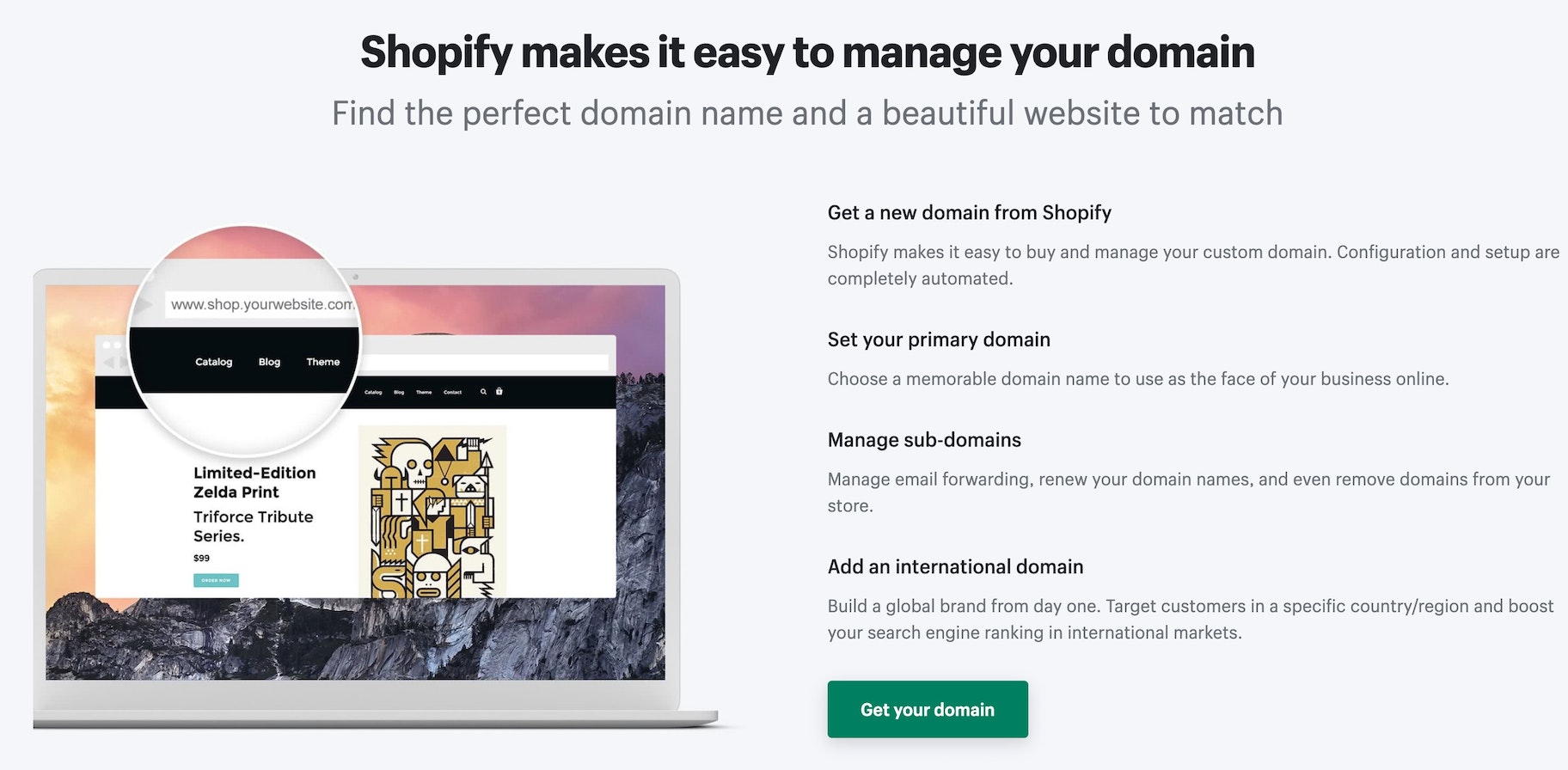 Shopify域名注册